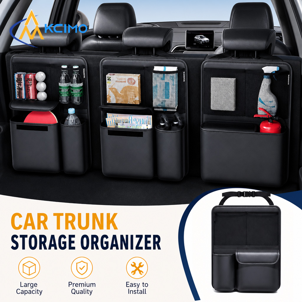 Car Trunk Organizer Foldable Storage Box - 1 pièce, organisateur de coffre de