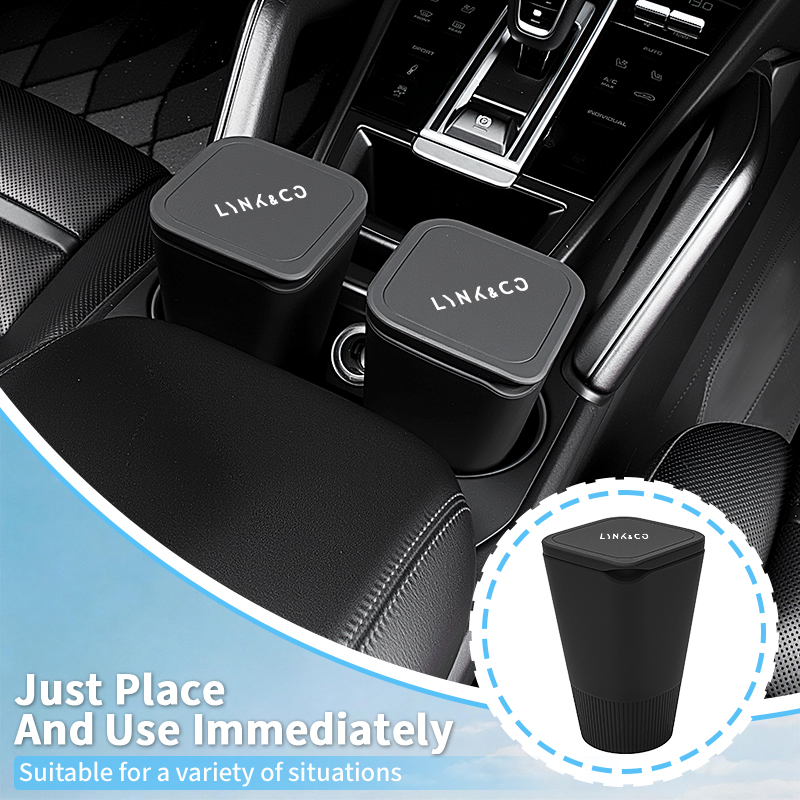 Poubelle de rangement pour por - Waterproof Car Trash Can With Lid avis et prix