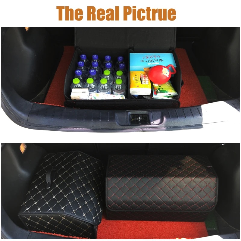 Organisateur de coffre de voit - Car Trunk Organizer Foldable Storage Box avis et prix