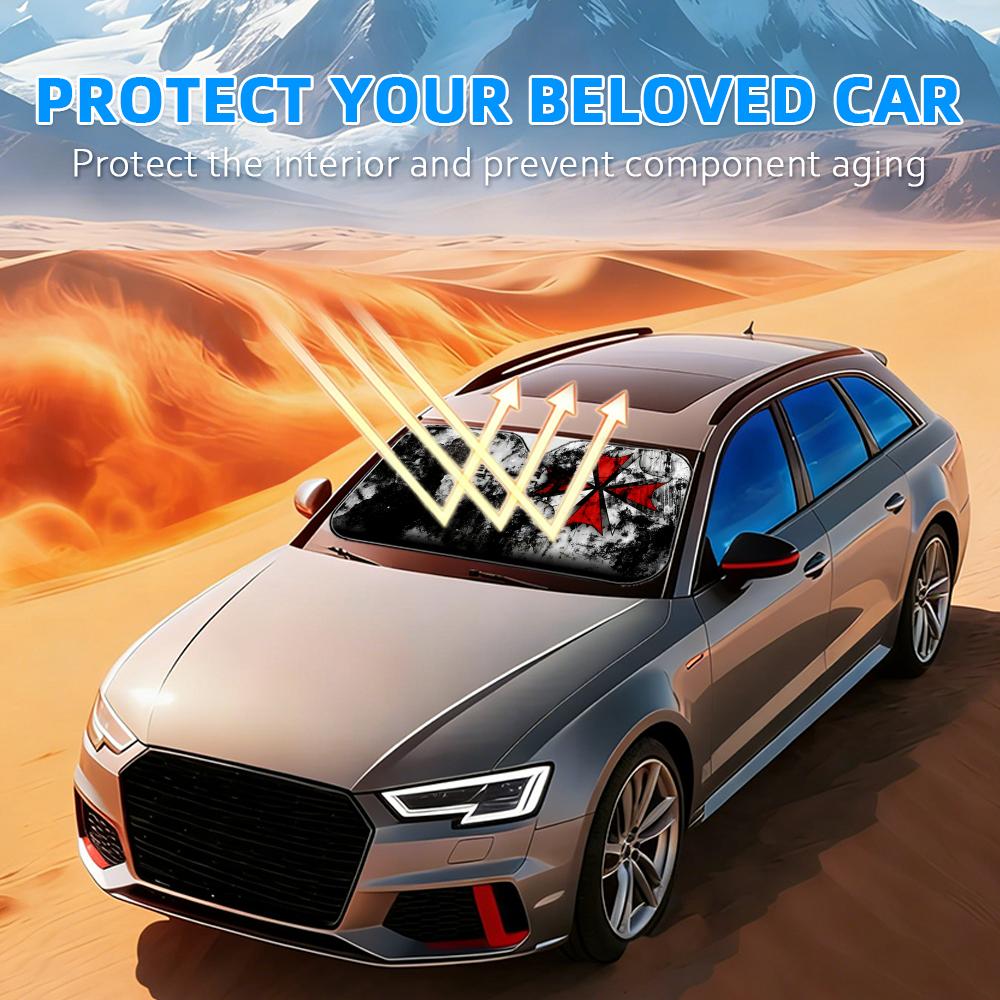 Pare-soleil pliable pour pare- - Car Sunshade Windshield Umbrella Foldable avis et prix