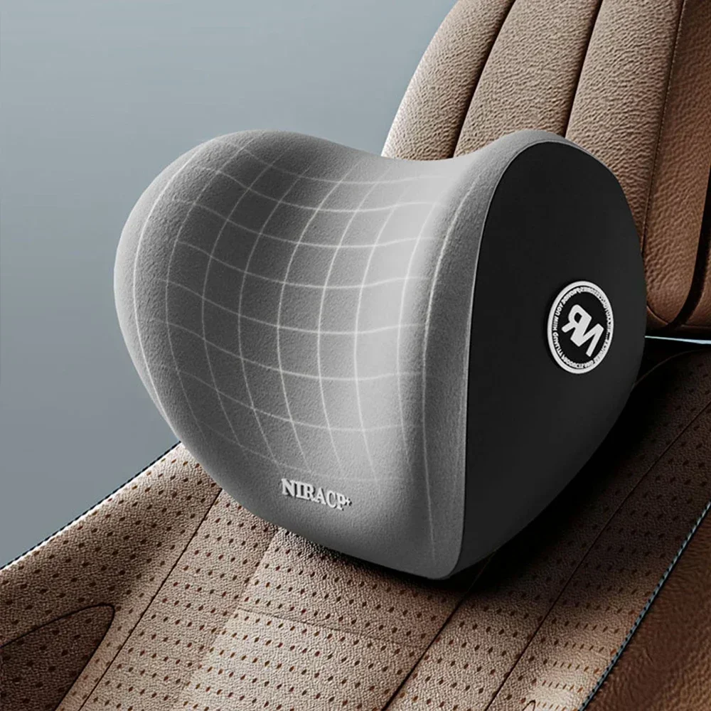 Coussin de siège de voiture er - Memory Foam Car Neck Pillow Lumbar Support avis et prix