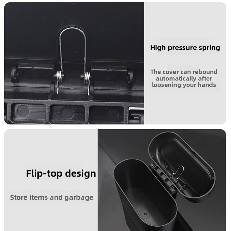 Poubelle pour voiture Mercedes - Waterproof Car Trash Can With Lid avis et prix