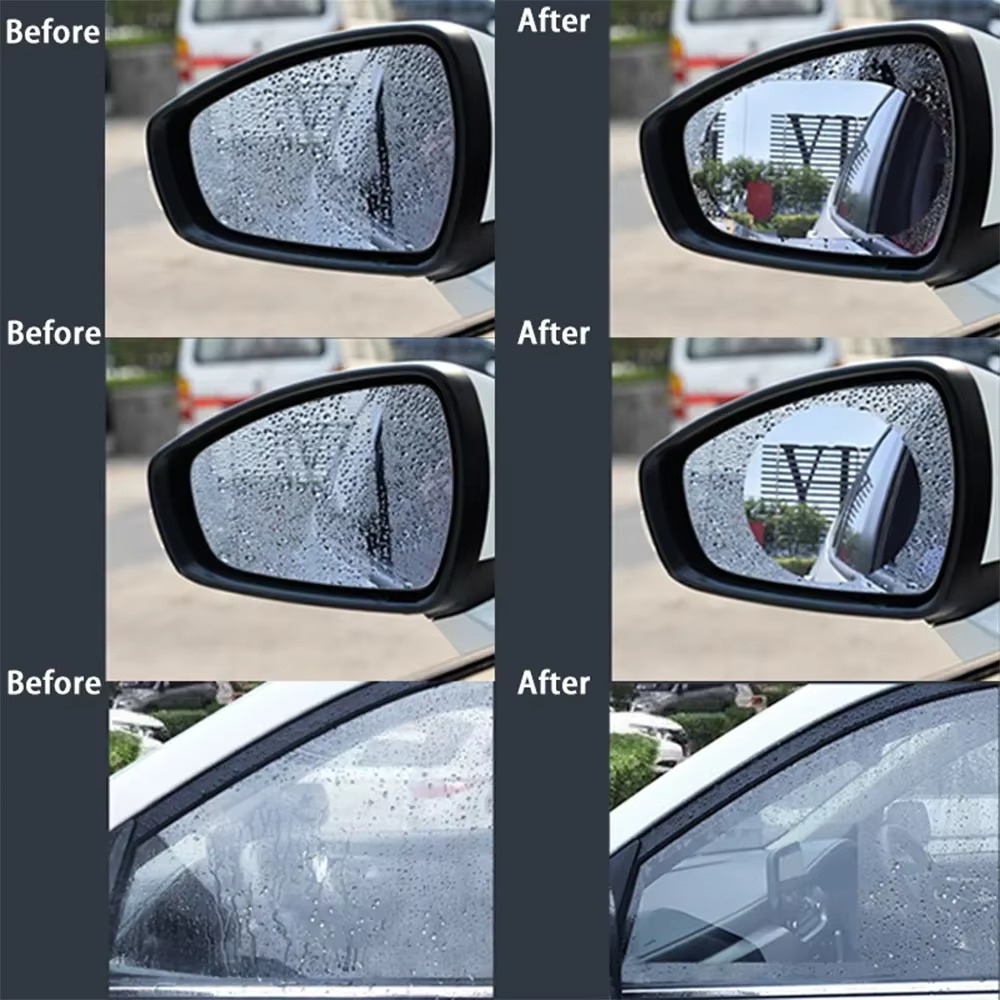 4 pièces de film anti-buée, an - Anti Glare Car Rearview Mirror Film avis et prix
